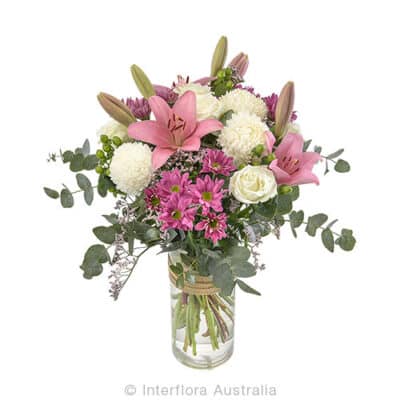 MARINA Large bouquet in a glass vase CODE SA246