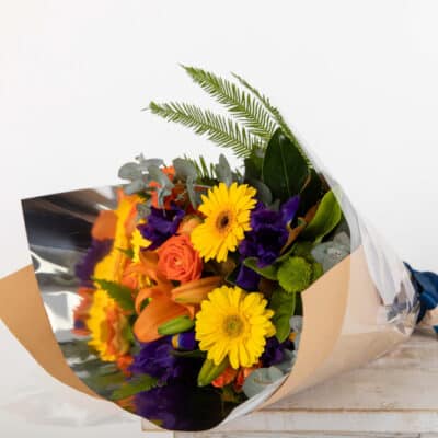 An arrangement of Gerberas and more