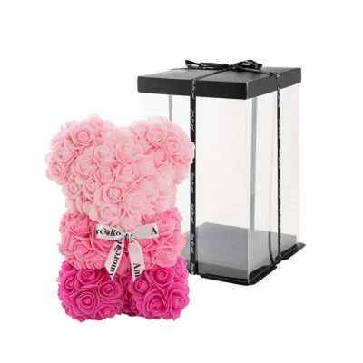 Everlasting Rose Bear - Pink Tones