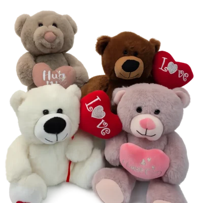 Bears with Love hearts